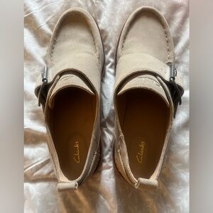 Clarks comfortable shoe/bootie style. I guess